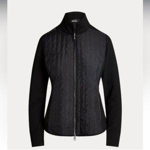 New! Ralph Lauren RLX Golf
Performance Full-Zip Jacket -black/ light material